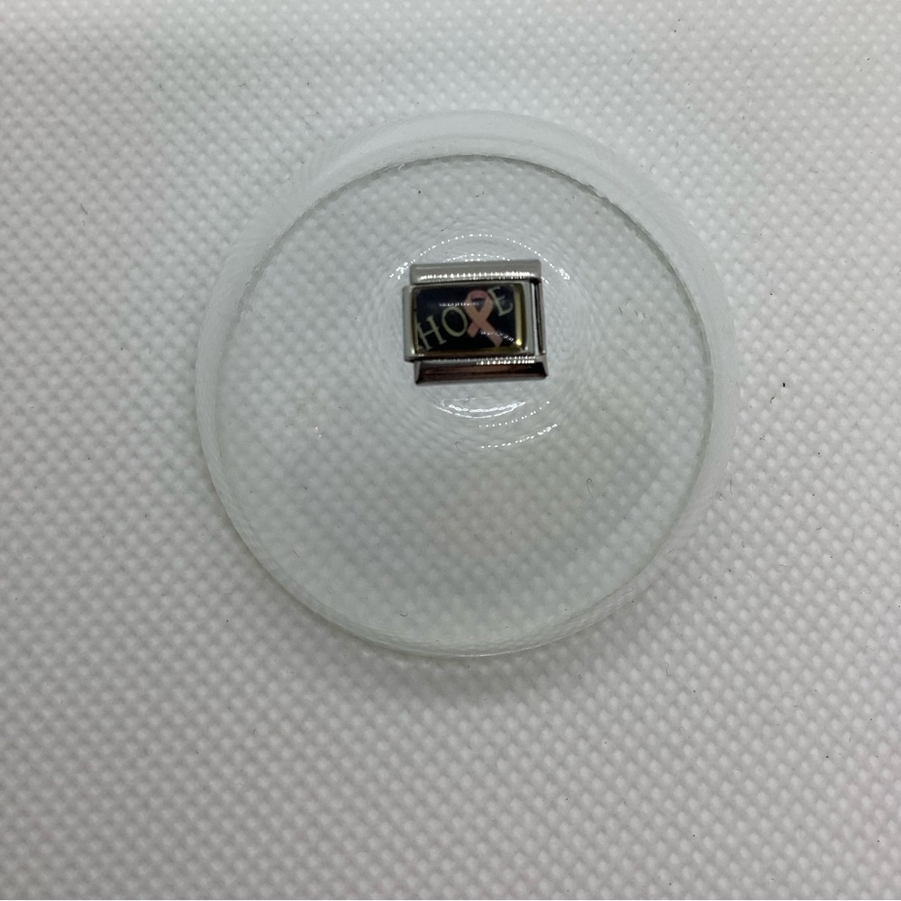 Expansion Style Hope Breast Cancer Awareness Ribbon Charm